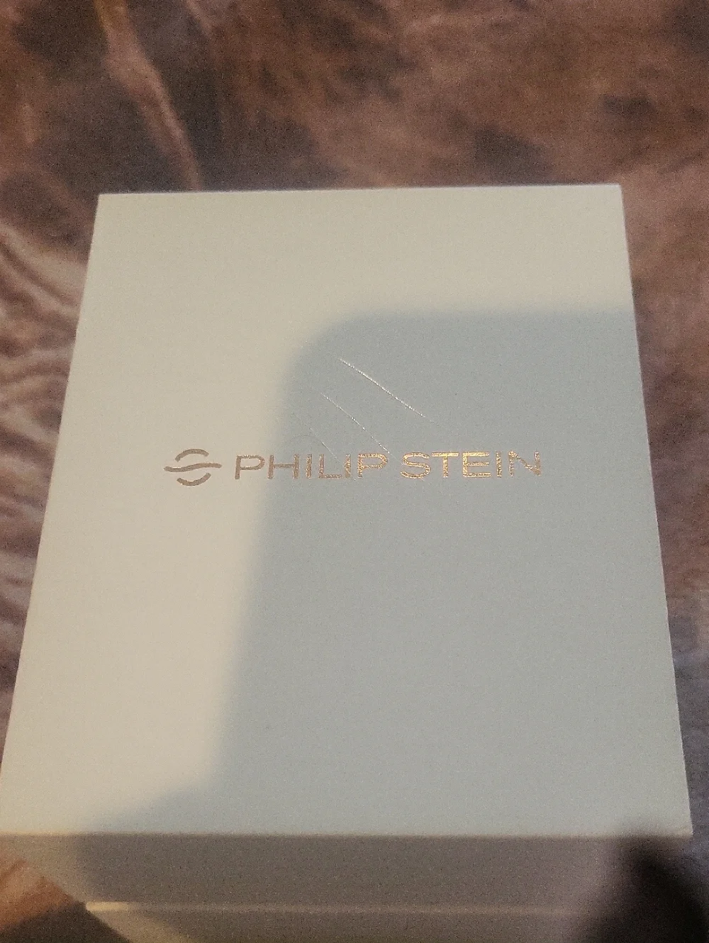 Philip Stein large Silver Case  Red Leather Luxery  Water Resistant Box Papers